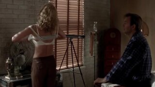 Laurie Holden in Underwear on The Walking Dead s03e07