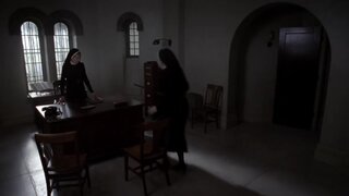 Lily Rabe Bare Ass in American Horror Story s02e01