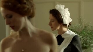 Rebecca Hall Topless in Parades End s01e02