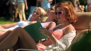 Christina Ricci, Kelli Garner and Margot Robbie in Bikinis on Pan Am s01e04