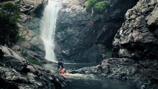 Allison Miller in Bikini on Terra Nova s01e01