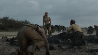 Emilia Clarke Nude on Game of Thrones s1e10