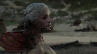 Emilia Clarke Nude on Game of Thrones s1e10