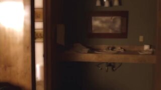 Laura Prepon in Underwear on October Road s2e3