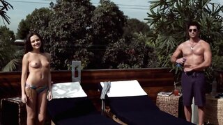 Emily Meade Topless in Burning Palms