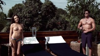 Emily Meade Topless in Burning Palms