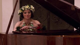 Lucy Lawless in coconut Bikini in Bedtime Stories
