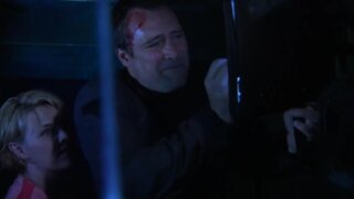Amanda Tapping wet and in bra from Stargate Atlantis S02E14 Grace Under Pressure