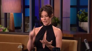 Evangeline Lilly Cleavage on Ferguson
