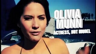 Olivia Munn in Bikini for Carls jr commercial