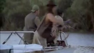 Roxanne Pallett Topless in Lake Placid 3
