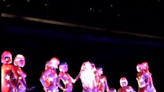 Carmen Electra Topless in New Vegas show