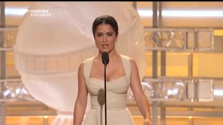 Salma Hayek at the Golden Globes 09