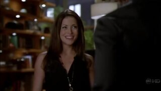 Emmanuelle Vaugier topless from behind from Big Shot S1E04