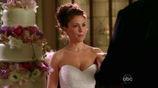 Alyssa Milano Cleavage in Castle