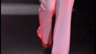 Models Nude on the catwalk