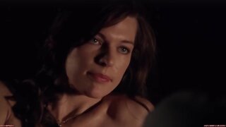 Milla Jovovich Nude and Having Sex in Stone