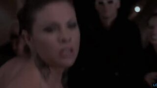 Amanda Aardsma and Christa Campbell Naked in Hyenas