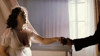 Monica Bellucci Bare Breast and See-Through in Napoleon et moi