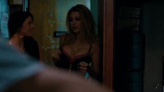 Blake Lively and Strippers Cleavage and Topless in The Town