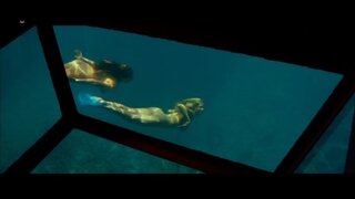 Kelly Brook and Riley Steele Nude in Piranha
