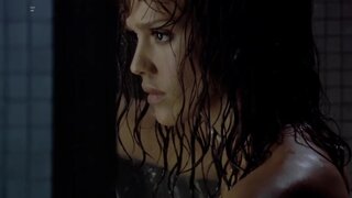 Jessica Alba showing Skin in Machete