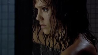 Jessica Alba showing Skin in Machete