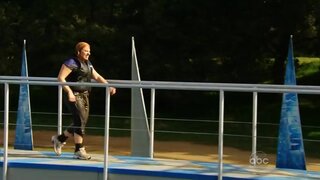 Jill Wagner on Wipeout