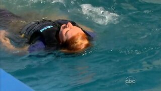 Jill Wagner on Wipeout