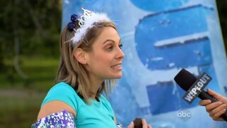 Jill Wagner on Wipeout