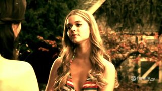 Troian Bellisario in Bikini on Pretty Little Liars s01e01