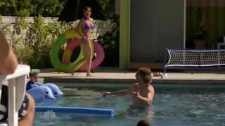 Jacqueline Pinol in Bikini and Cleavage on Parenthood S1e7