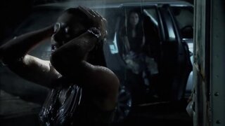 Natalie Bassingthwaighte Cleavage and Ass in Prey