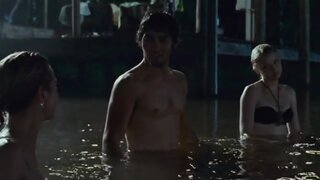 Elisabeth Harnois in Bra and in Shower in Solstice