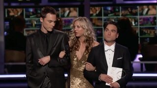 Kaley Cuoco from the Emmys and Cleavage on The Big Bang Theory s03e01