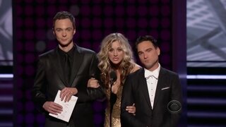 Kaley Cuoco from the Emmys and Cleavage on The Big Bang Theory s03e01