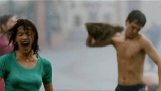 Maria Ruiz showing some Bare Breast in El Camino de los Ingleses aka Summer Rain