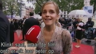 Emma Watson at old and recent Harry Potter premieres
