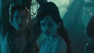 Vera Filatova slight See-thru in Lesbian Vampire Killers