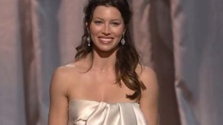 Jessica Biel at the Academy Awards and in Summer Catch