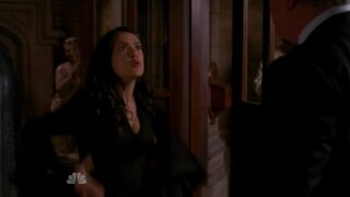 Salma Hayek boobgrabbing on 30 Rock