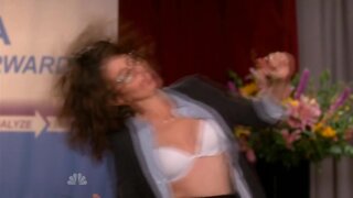 Tina Fey Rips Open Her Shirt While Doing A Little Dance on 30 Rock