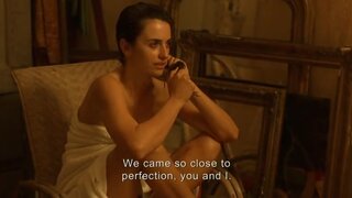 Penelope Cruz Cleavage in Vicky Cristina Barcelona
