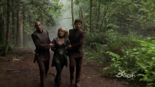 Jewel Staite Cleavage on Stargate Atlantis