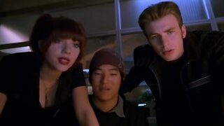 Scarlett Johansson Cleavage in Perfect Score