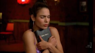 Nadine Velazquez Grabbing her Breasts in Bra on My Name Is Earl