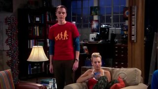 Kaley Cuoco on Big Bang Theory S2E08