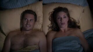 Bianca Kajlich Cleavage on Rules of Engagement