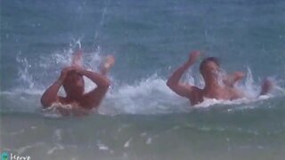 Emmanuelle Beart and Anja Schuete Entirely Nude in Premiers Desirs