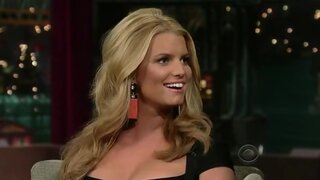 Jessica Simpson on The Late Show with David Letterman and bouncing around at the America United concert